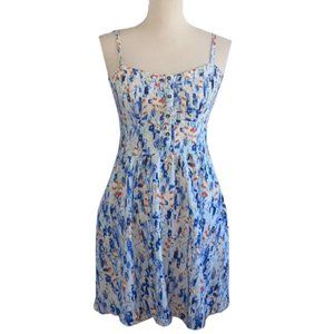 Express Sleeveless Multicolor Summer Dress (L)